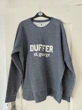 Duffer Of St George Vintage original blue sweatshirt.  Large. Good condition