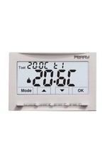 Perry 1TITE540E Termostato digitale ad incasso 220 V NEXT Soft TouchBianco/Nero