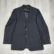 AWearness Kenneth Cole Slim Fit Blazer 42L Charcoal Wool Stretch 2 Button