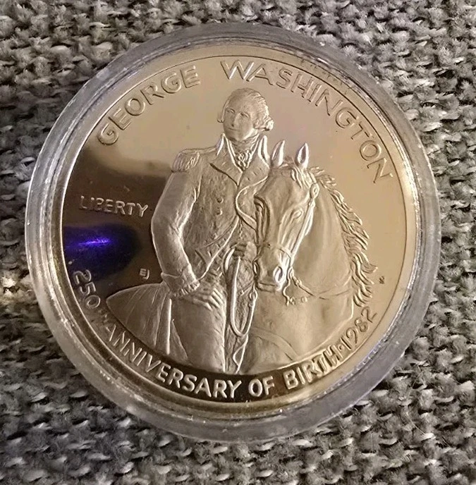 1982-S George Washington 250th Anniversary Of Birth Silver Half Dollar - Image 3 of 4