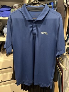 Sun Day Red TW Performance Core Polo Shirt Large Blue NWOT Golf