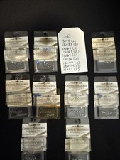 E-Lot of 18 Vtg Mill Hill Crystal Treasures, Rondelles hard To Find NEW