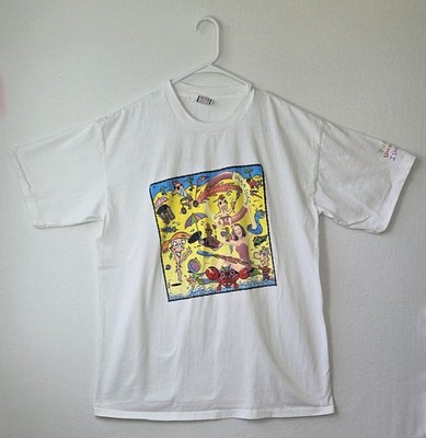 Vintage 90s 7up Uncola Island Graphic T-Shirt Single Stitch XL USA