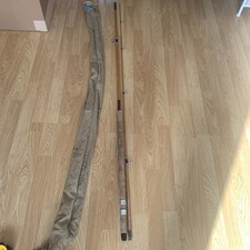 Antique sealey Fishing Rod & cotton bag