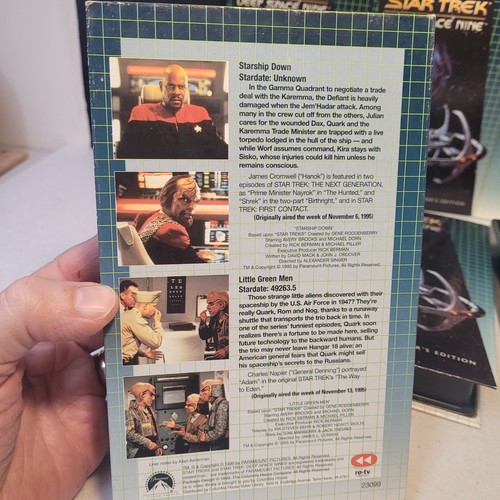 Lot B of 6 Star Trek Deep Space Nine VHS Tapes Columbia House 1998/99 Collector - Picture 3 of 11