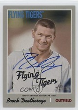 2019 Topps Heritage Minor League Edition Real One Brock Deatherage Auto m4h