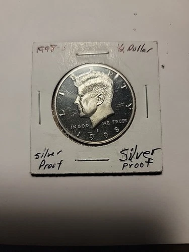 1998 S Proof SILVER Kennedy Half Dollar Coin 50 Cent JFK from US Mint Proof