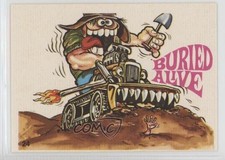 1973 Donruss Fabulous Odd Rods Buried Alive #24 a8x
