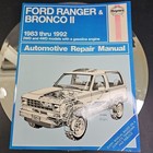 Manuel de réparation d'entretien Haynes Ford Ranger & Bronco II 1983 Thru 1992 1026