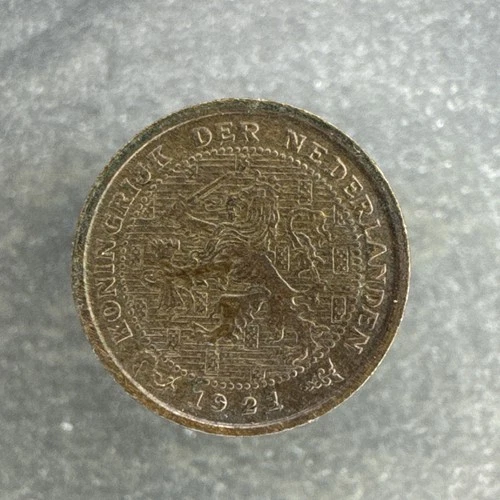 1921 Netherlands 1/2 Cent — photo from the most recent tracked eBay sale