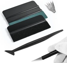 NEWISHTOOL Car Window Tint Installation Kit - Vinyl Wrap Tools With Felt Squeege