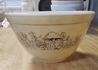 Vintage Pyrex 401 Forest Fancies Mushroom Nesting Mixing Bowl Corning 750ml