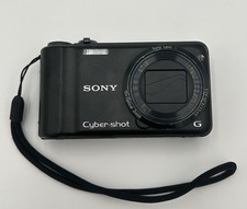 Sony Cyber-Shot DSC-H55 14.1MP 10x Optical Zoom Digital Camera Black Tested