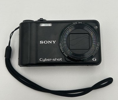 Sony Cyber-Shot DSC-H55 14.1MP 10x Optical Zoom Digital Camera Black Tested