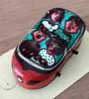 OLD VINTAGE HARD 2 FIND  RED CAR FOR TOY CHEIN TIN LITHO WINDUP ROLLER COASTER