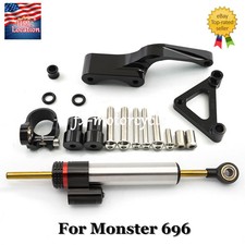For Ducati Monster 696 Steering Damper Stabilizer Bracket Mount Kit Hardware