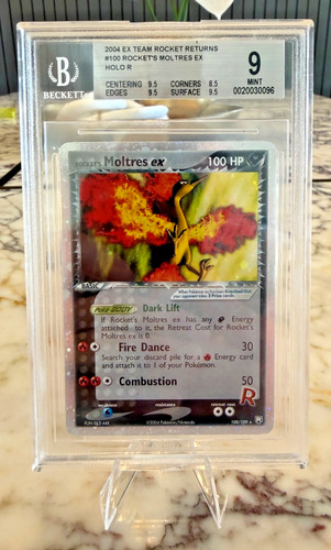 Rocket's Moltres ex graded BGS 9 for sale on eBay