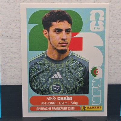 2026 Panini FIFA World Cup Sticker Fares Chaibi #ALG 14 - Algeria