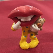 Vintage 1980s Tang Hot Lips Mouth 2" Pajamas Teddy Bear General Foods Figure