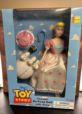 【新品 未開封】Toy Story Bo Peep Doll 初期 ボーピープ Toy Story Bo Peep Doll 1995 Rare Figure Pixar Collectible New