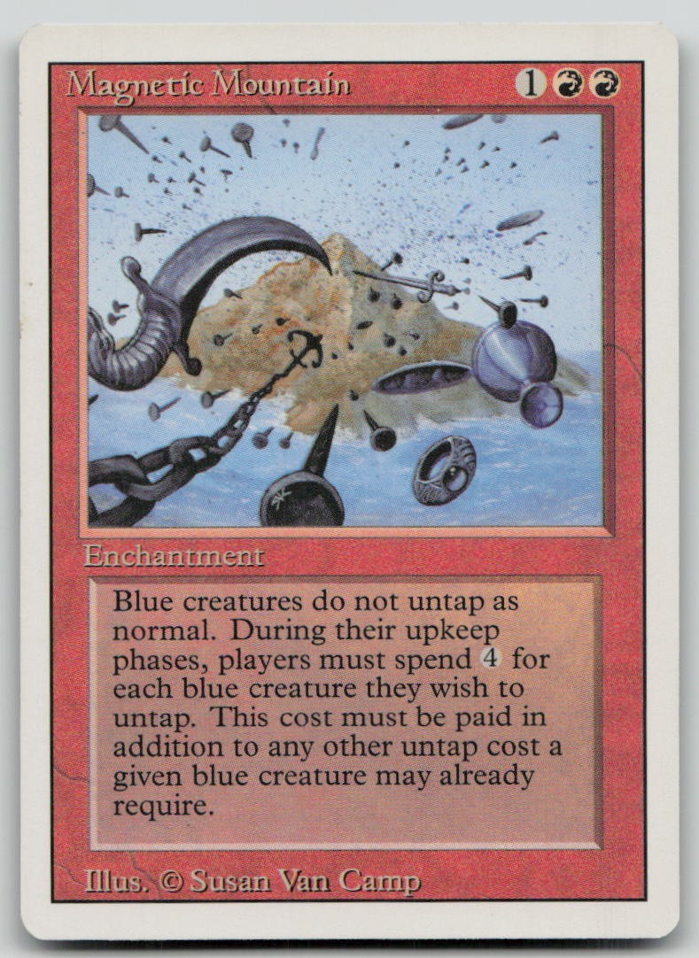 Magnetic Mountain [Revised Edition - 163] Moderately Played Rare Magic