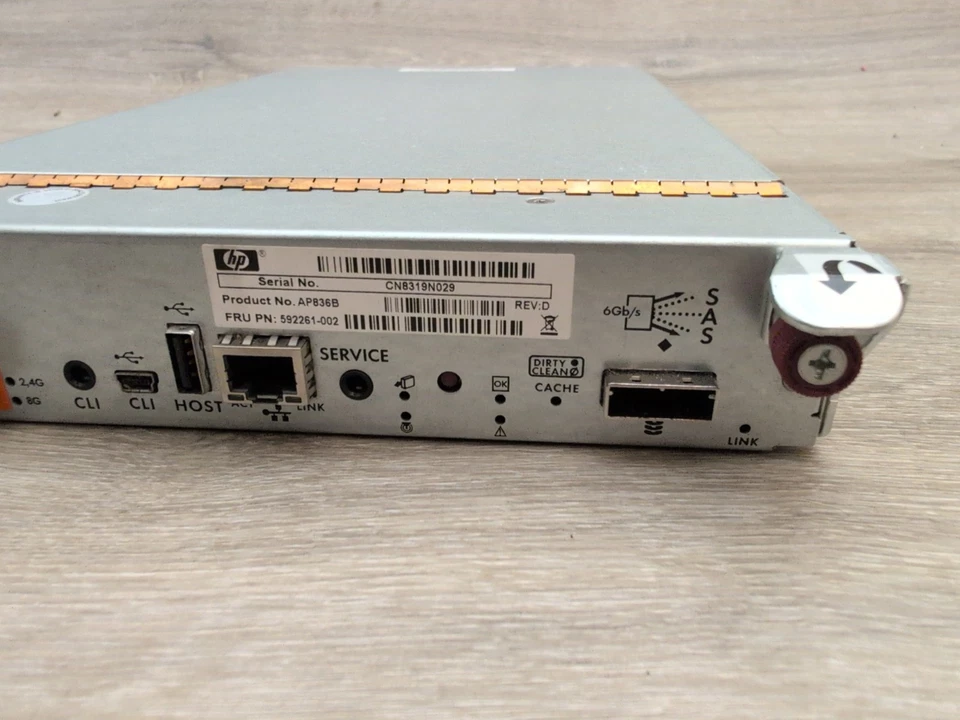 HP AP836B / 592261-002 STORAGEWORKS P2000 G3 8GB FC STORAGE ARRAY CONTROLLER - Image 3 of 4