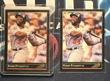 Kirby Puckett Minnesota Twins HOF ODDBALLS FOOD REGIONAL INSERTS PICK 1986-1996