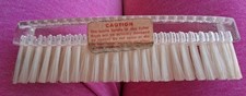 EXCELLENT Lucite Brush by FULLER BRUSH with Original Sticker SO CLEAN NO CHIPS