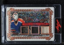 2021 Leaf Art of Hockey Paint by Numbers Relics Bronze 36/45 Grant Fuhr HOF 11jd
