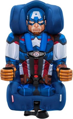 Kids Embrace Captain America 2-in-1 Forward-Facing Harness Baby Car Seat NEW