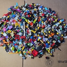 Lego Miscellaneous Minifigure Lot - 2 Pounds - Torsos Legs Heads And Weapons 1