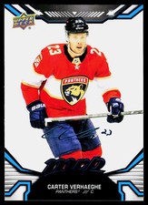 2022-23 Upper Deck MVP Blue Script Carter Verhaeghe #169 Florida Panthers