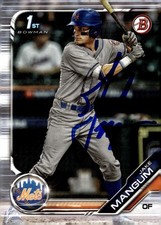 2019 Bowman Draft #BD-95 Jake Mangum Autograph