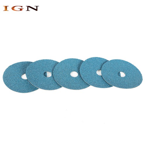 36 Grana 25Pack 5" x 7/8" Dischi per Levigare e Levigare in Fibra di Zirconia Resina - Foto 11 di 15