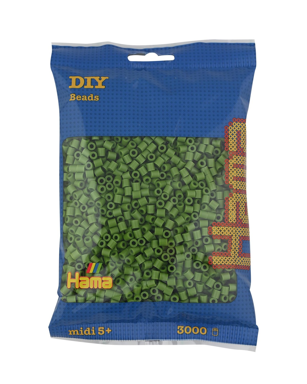 Бусы миди Hama в мешочке 3000 шт Оливково-зеленыйOlive Green 2590₽