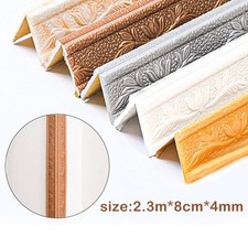 3D Tiles Sticker Border Decoration Convenient To Install Cut To Length