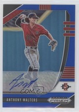 2020 Panini Prizm Draft Picks Blue 33/60 Anthony Walters #PDP91 Auto xb2