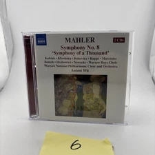 Symphony No 8 by Mahler / Kubiak / Rappe / Bentch / Wso / Wit (CD, 2006)