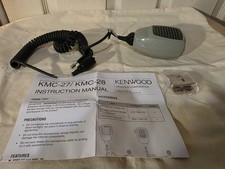KENWOOD KMC-27 MICROPHONE. UNTESTED. PLEASE READ DESCRIPTION. FREE SHIPPING 