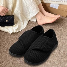 Shoes Wide Walking Shoes with Adjustable Closure Slip-On