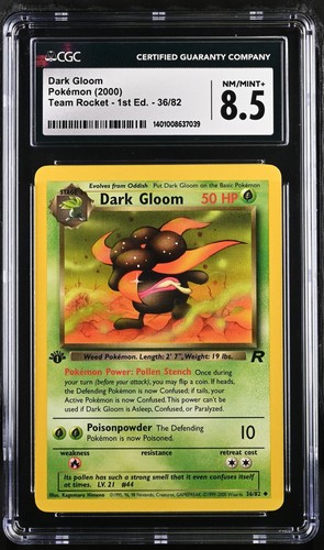Dark Gloom (1st Edition) graded CGC 8.5 for sale on eBay