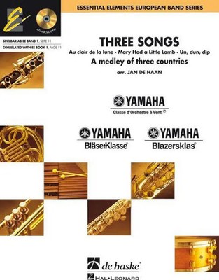 Three Songs | A medley of three countries | Partitur + Stimmen + CD