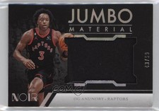 2022-23 Panini Noir Jumbo Material 43/99 OG Anunoby #JM-OGA 1c3k