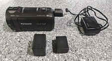 Panasonic HC-V750 Camcorder - Black With Sd Card, Case, Batteries And Charger