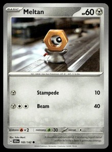 Meltan - 102/142 SV07: Stellar Crown NM Pokemon TCG | Buy 10 Get 10 Free