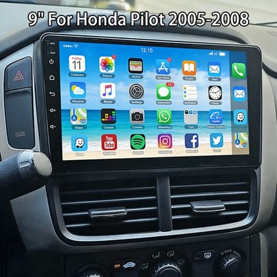 Android 15 Carplay For Honda Pilot 2005-2008 Car Stereo Radio GPS Navi BT RDS