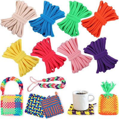 224 PCS Loom Loops Refill for Potholder Weaving Loom Kit Toys, Elastic DIY Arts