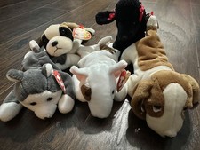ty beanie babies lot dogs-vintage