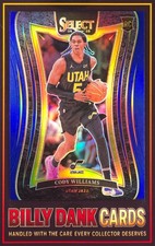 Cody Williams - 2024-25 Panini Select - Mezzanine #394 Blue Prizm (RC) - Jazz