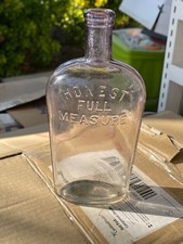 1890s  Antique HONEST FULL  MEASURE  WHISKEY ...